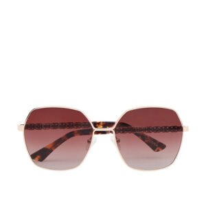 Brown Rectangle Sunglasses