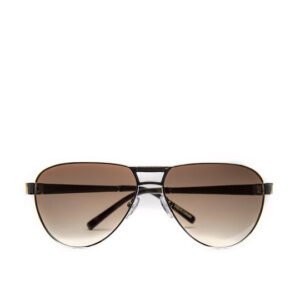 Brown Aviator Sunglasses